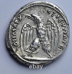 Phénicie, Tyr, Trajan, tétradrachme d'argent de l'année 21, c. 116-7 après J.-C., Aigle.