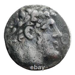 Phénicie Tyre AR Shekel Bible Melkart Coin 97/6 BC CY 30 Tétradrachme Ancien 9J