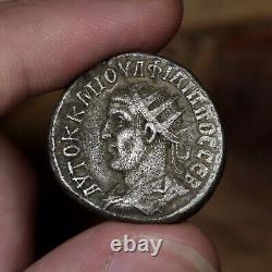 Philip l'Arabe Antioch tétradrachme Ancienne pièce en argent romaine Très bien conservée 245AD