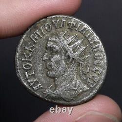 Philip l'Arabe Tétradrachme d'Antioche Pièce de monnaie en argent de l'Empire romain ancien 245 apr. J.-C. TB