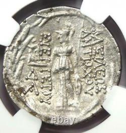 Pièce Seleucid Antiochus VII Ar Tetradrachm 138-129 Bc Certified Ngc Choice Xf