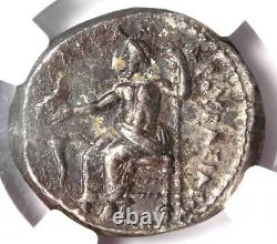 Pièce de monnaie Alexander the Great III AR Tetradrachm 336-323 av. J.-C. Certifié NGC XF (EF)