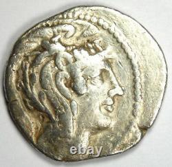 Pièce de monnaie Athènes Grèce Tétradrachme de la chouette d'Athéna (139 av. J.-C., nouveau style) Bon TB