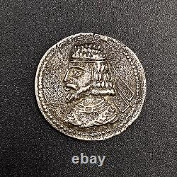 Pièce de monnaie de l'Empire perse Tétradrachme de Gotarzès II de Parthie (28mm)