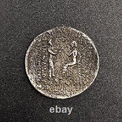 Pièce de monnaie de l'Empire perse Tétradrachme de Gotarzès II de Parthie (28mm)