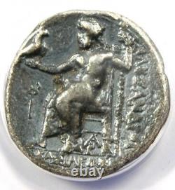 Pièce de monnaie en argent Alexander le Grand III AR Tetradrachm 328-320 av. J.-C. ANACS VF35