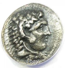 Pièce de monnaie en argent Alexander le Grand III AR Tétradrachme 323-304 avant J.-C. ANACS VF35