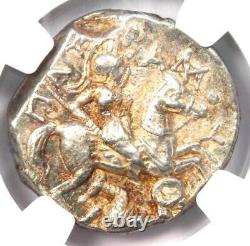 Pièce de monnaie en argent grecque Paeonia Patraus AR Tetradrachm 335-315 av. J.-C. NGC Choice XF (EF)