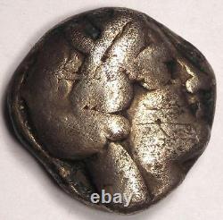Pièce de tétradrachme de chouette d'Athéna de la Grèce antique à Athènes (454-404 av. J.-C.) TB (Très Beau)
