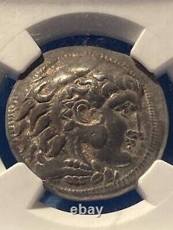Pièce de tétradrachme en argent de Philippe III d'Alexandre III celtique du 3e-2e siècle av. J.-C. NGC XF.