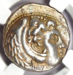 Pièce de tétradrachme en argent de Philippe III de Macédoine, datant de 323-317 avant J.-C., certifiée NGC XF EF.