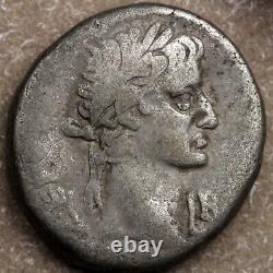 Pièce de tétradrachme en argent de l'empereur Galba, Alexandrie, Empire romain antique, Éleuthéria.