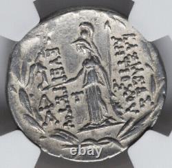 Pièce en argent AR Tetradrachm du royaume séleucide Antiochus VII 138-129 av. J.-C.