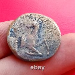 Rare Tetradrachme Antique Sans Recherche Grec Argent Athena Owl Coin 440-404 Bc