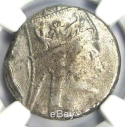 Rois D'arménie Tigrane II Ar Tetradrachm Monnaies 95-56 Bc Tyche Ngc Choix Vf