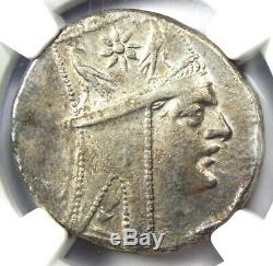 Rois D'arménie Tigrane II Ar Tetradrachm Monnaies 95-56 Bc Tyche Ngc Xf Choix