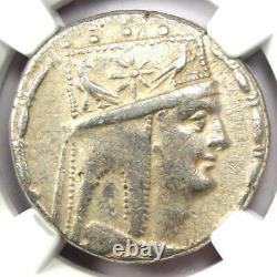 Rois D'arménie Tigranes II Ar Tetradrachm Coin 95-56 Av. J.-c. Certifié Ngc Xf (ef)