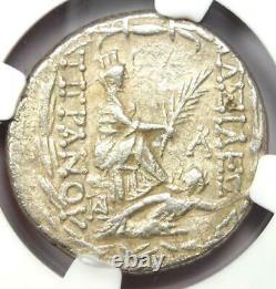 Rois D'arménie Tigranes II Ar Tetradrachm Coin 95-56 Av. J.-c. Certifié Ngc Xf (ef)