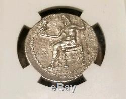 Royaume De Macédoine Alexandre Le Grand Tétradrachme Ngc Vf Antique Silver Coin