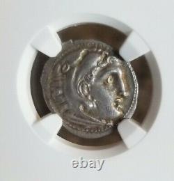 Royaume De Macedon Alexander III Drachm Choice Au 5/3 Pièce D’argent Antique