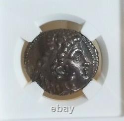 Royaume De Macedon Alexandre III Tetradrachm Ngc Choice Xf Ancienne Pièce D'argent