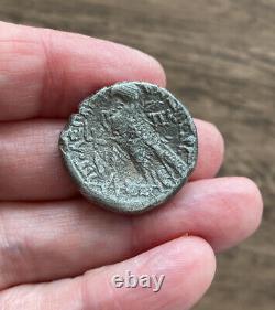 Royaume d'Égypte. Cléopâtre VII (51-30 av. J.-C). Tétradrachme en argent.
