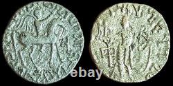 Royaume des Indo-Scythes, Tétradrachme d'Azes II, Monnaie de Taxila Sirsukh