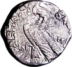Royaume ptolémaïque d'Égypte, Tétradrachme en argent de Cléopâtre VII Théa Néotéra, RARE