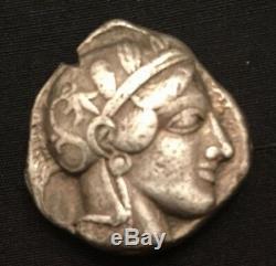 Sammler Antik Griechische Eule Pièce De Monnaie Tetradrachme Antique Grecque Argent