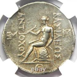 Seleucid Antiochus III Ar Tetradrachm Apollo Coin 222-187 Bc Ngc Choice Vf