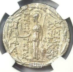 Seleucid Antiochus VII Ar Tetradrachm Coin 138-129 Bc Certified Ngc Choice Au
