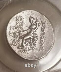 Seleucid Kingdom Demetrius I Tetradrachm Anacs Vf35 Pièce D’argent Antique