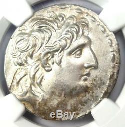 Séleucide Antiochus VII Ar Tetradrachm 138-129 Bc Coin Certifié Ngc Choice Au