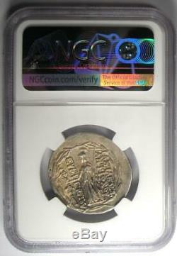 Séleucide Antiochus VII Ar Tetradrachm 138-129 Bc Coin Certifié Ngc Xf Choix