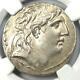 Séleucide Antiochus Vii Ar Tetradrachm Coin 138-129 Bc (athena, Nike) Ngc Au