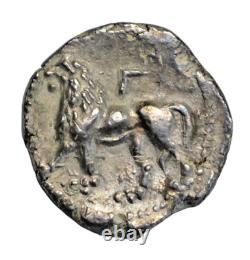 Séleucide, Babylone, tétradrachme en argent vers 322-311 av. J.-C., Lion/Ba'al