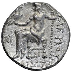 Séleucide, Séleucos Ier, tétradrachme en argent vers 300-281 av. J.-C., atelier incertain I.