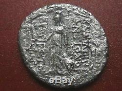 Syrie Grecque, Antiochus VII Euergetes Athena, Tétradrachme D'argent (92mp)