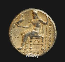 Tétradrachme Argent Antique Grecque Aphrodite-ngc D'alexandre III Le Grand