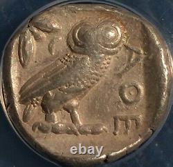 Tetradrachme Athénienne 454-404 Bc == Anacs Vf35 == Athena & Owl = Great Coin