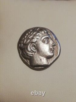 Tétradrachme d'Apollonie Pontique en Grèce ancienne (écrevisse), vers 400-350 avant J.-C.