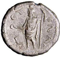 Tétradrachme d'Hadrien BI d'Alexandrie, Égypte Serapis debout Pièce romaine avec COA