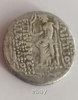 Tétradrachme d'argent rare du royaume séleucide Zeus Nikephoros. Philip I /94-87 av. J.-C. /