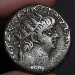 Tétradrachme de Néron - Pièce d'argent de l'Empire romain antique - Alexandrie, Égypte - 63 ap. J.-C. - Poppée