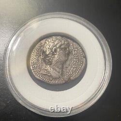 Tétradrachme en argent NERO 13,58g! 27MM Aigle Revers Monnaie à Antioche, Syrie