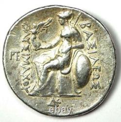 Thrace Lysimachus Alexander Ar Tetradrachm Lysimachos Coin 305-281 Bc Vf / Xf