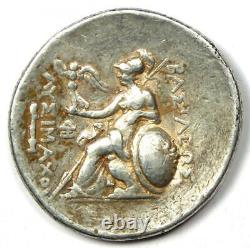 Thraces Lysimaque Alexandre AR Tétradrachme Lysimaque Pièce de monnaie 305-281 av. J.-C. Bon VF.