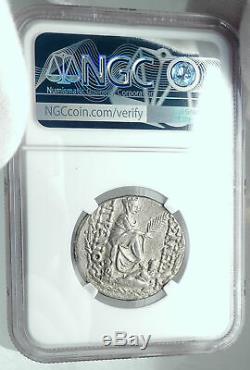 Tigranes II 80bc Authentique Pièce De Monnaie Grecque En Argent Arménien Antique Arménie Ngc Au