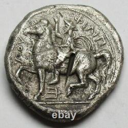 Zeus Horse Droite Niveaux-philip II 359-336b. C Ar Tétradrachme-amphipolis14.30g/24mm